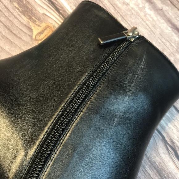 DIOR GANG LOW BLACK LAMBSKIN ANKLE HIGH LEATHER BOOT - Picture 9 of 14